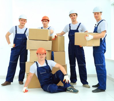 Business inventory stored in a mobile self storage container